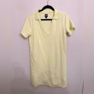 GAP Light Yellow Polo Dress